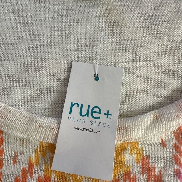 Almost Famous Women's Multicolor Fringe Top Bohemian Plus Size 2X - Picture 9 of 9